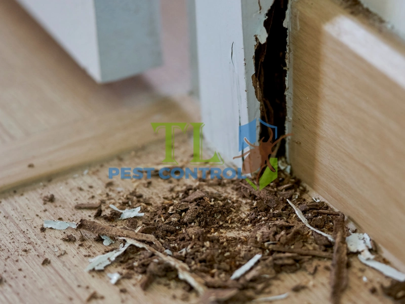 diệt mối cửa gỗ tại nhà 