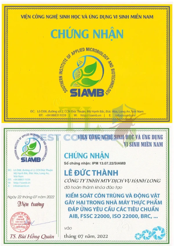 kiểm soát côn trùng nhà máy dược phẩm