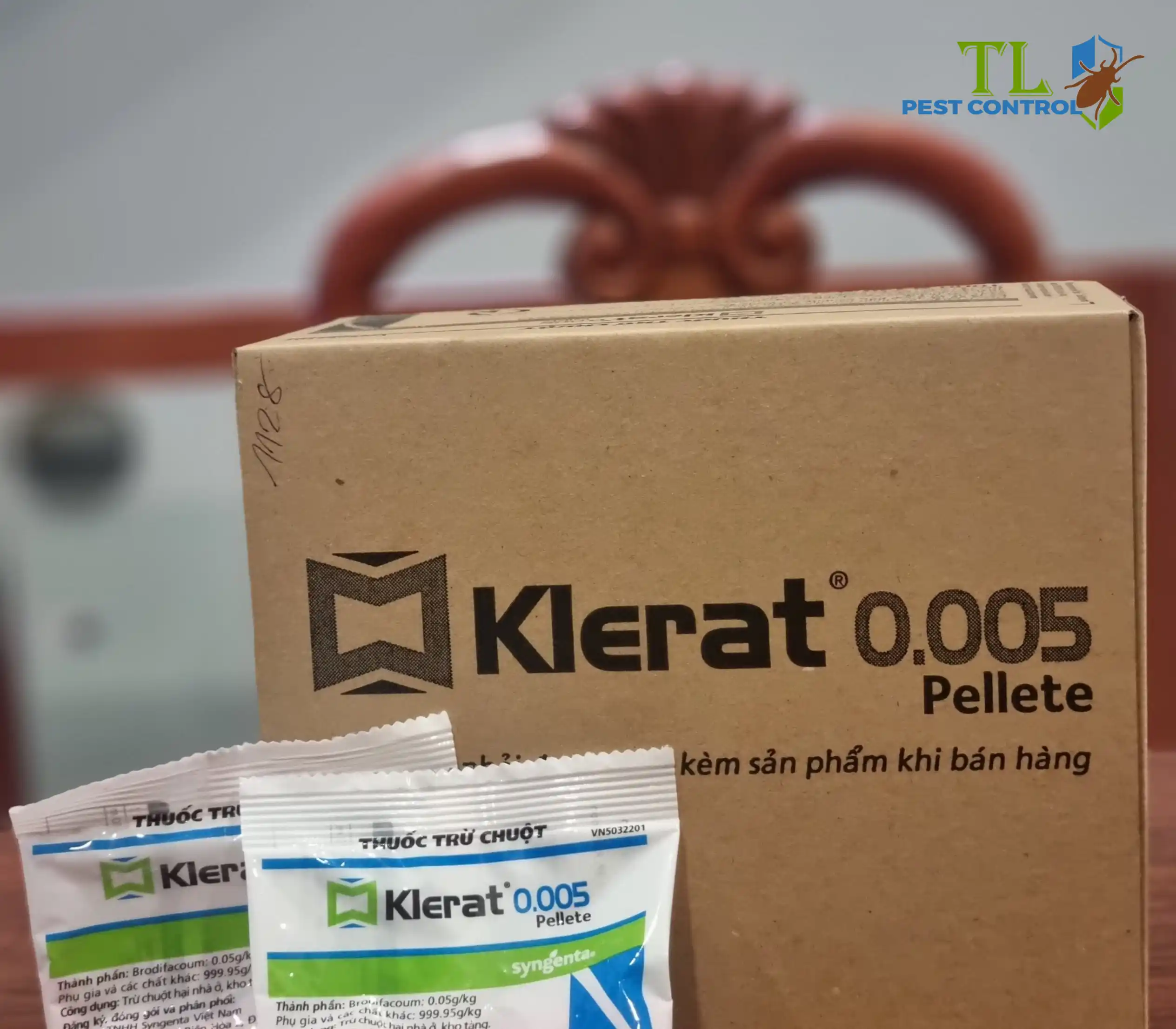 Thuốc diệt chuột Klerat 0.005%-Hộp 1kg