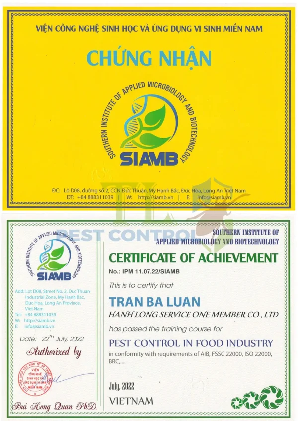 Kiểm soát côn trùng nhà máy công nghiệp và sản xuất